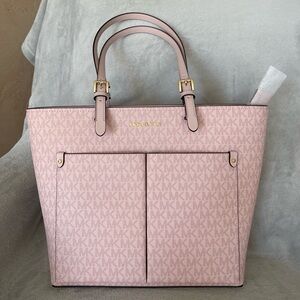 NWT Michael kors signature pink tote